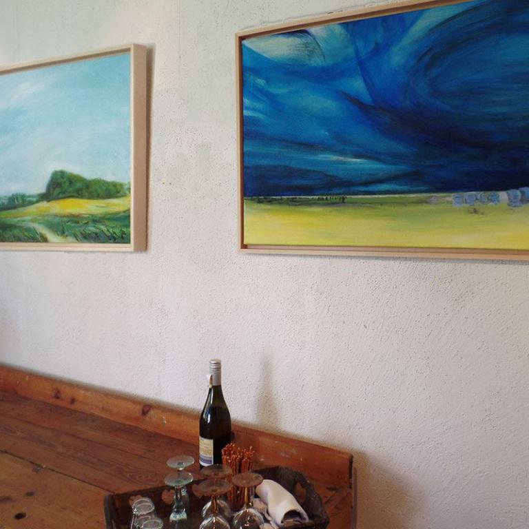 Ausstellung Hiddensee 2017 (3), ausgestellte Malerei
