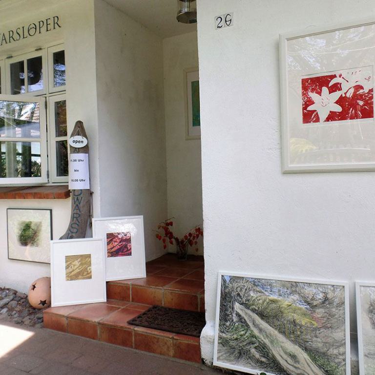Ausstellung Hiddensee 2017 (1), Eingang zur Galerie